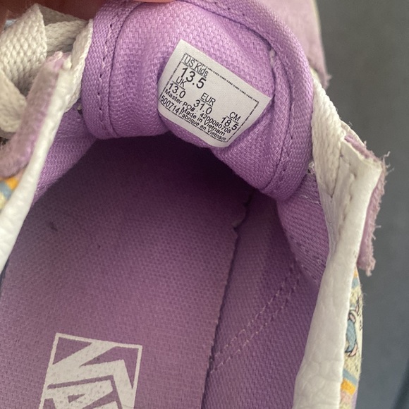 Vans Unicorn ๐ฆ purple suede size 13.5 in good condition - Picture 7 of 8